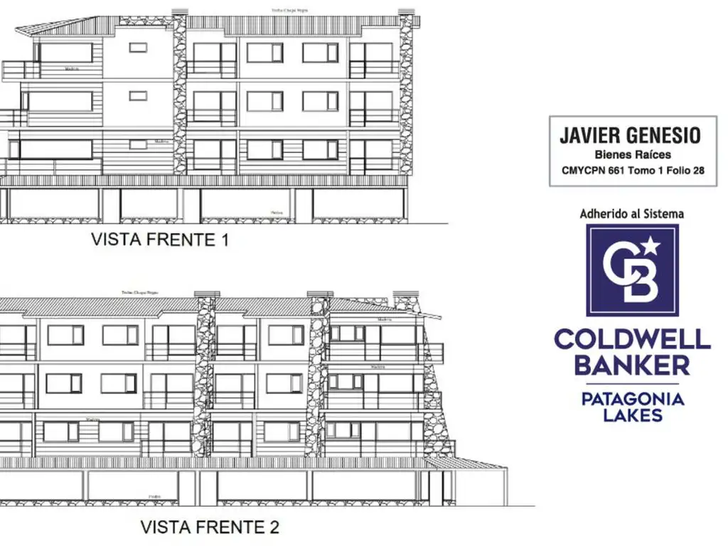 VENTA Oficina  41,21m2 UF 34 en pozo, centro Villa la Angostura