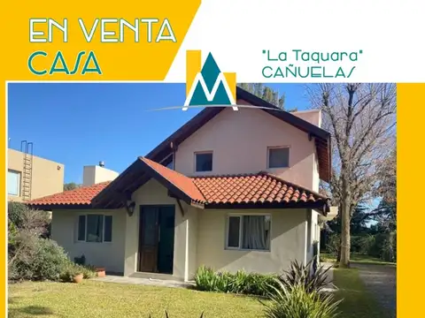 CASA EN VENTA EN CLUB DE CAMPO LA TAQUARA CAÑUELAS