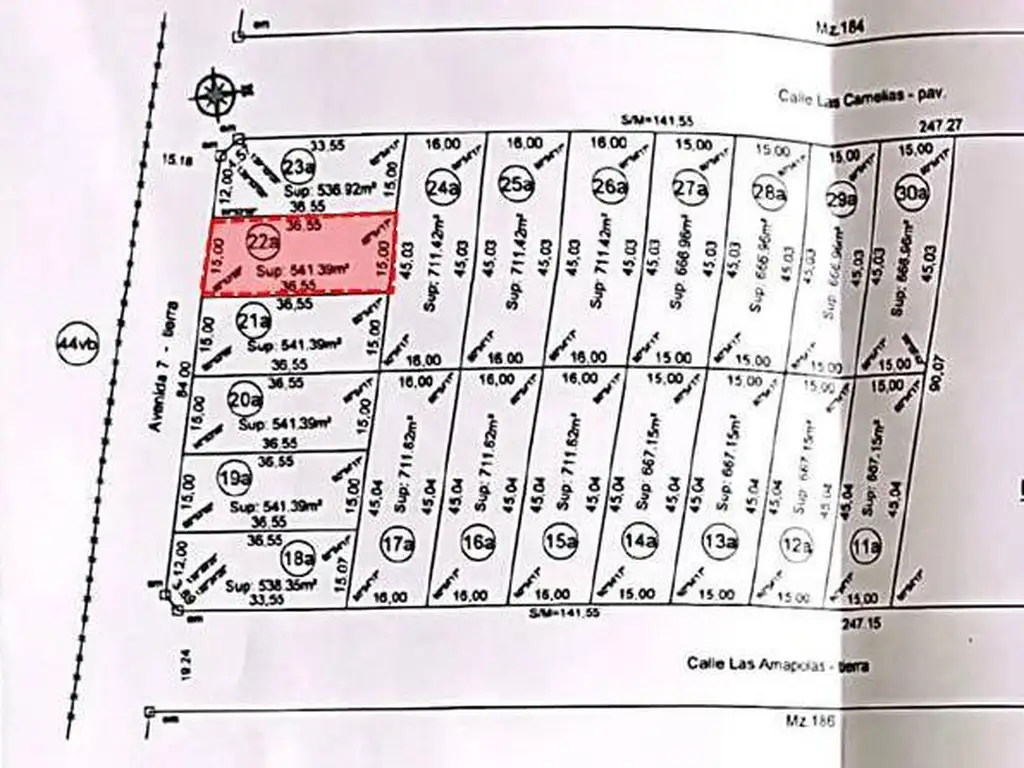 Terrenos en Venta en Costa del Este, Partido de la Costa. Lote 22A