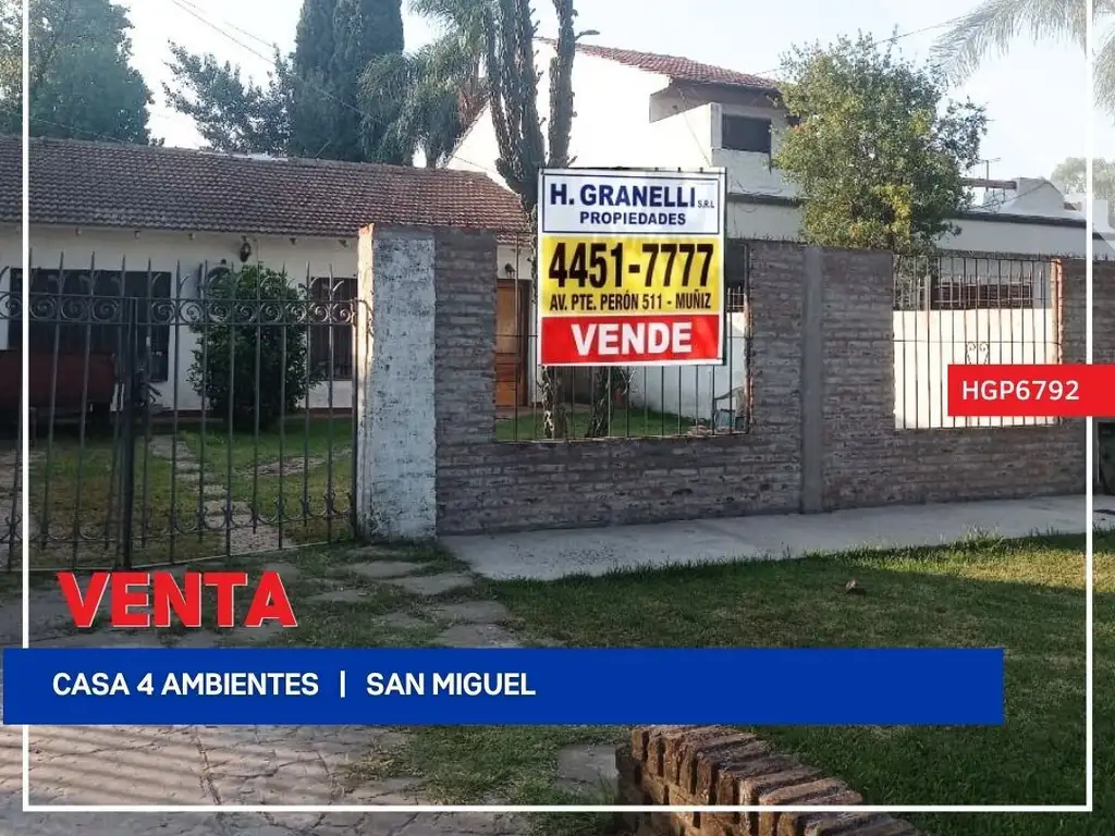 Casa - Venta - Argentina, San Miguel - Pringles 1500