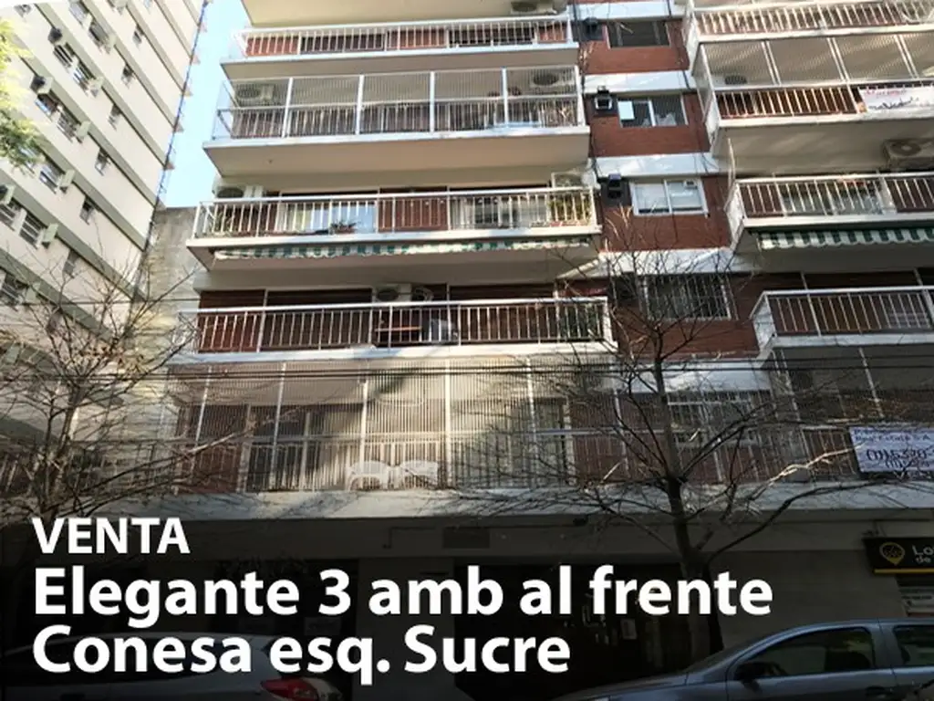 3amb al frente balcón impecable estado remodelado a nuevo muy luminoso Belgrano Orientación al Rio - Foto 0