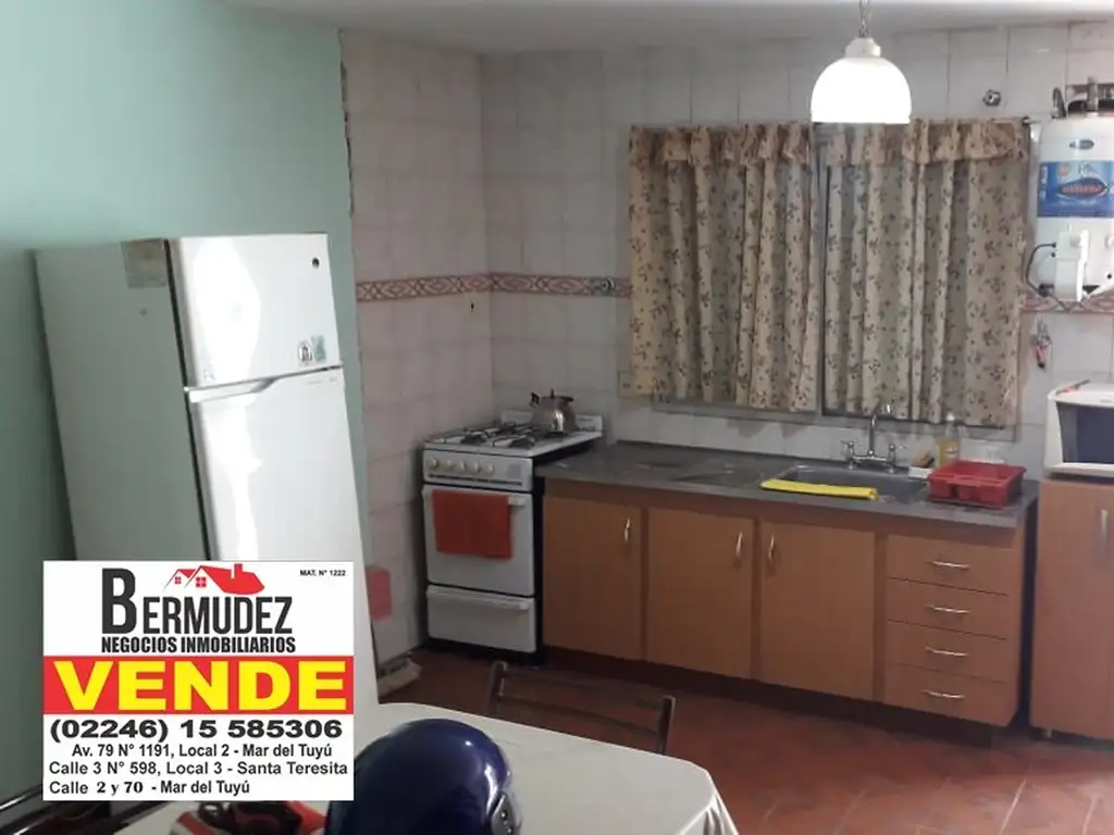 Venta depto tipo casa 3 amb. Con gas natural! Calle 31 entre 6 y 7 Santa Teresita