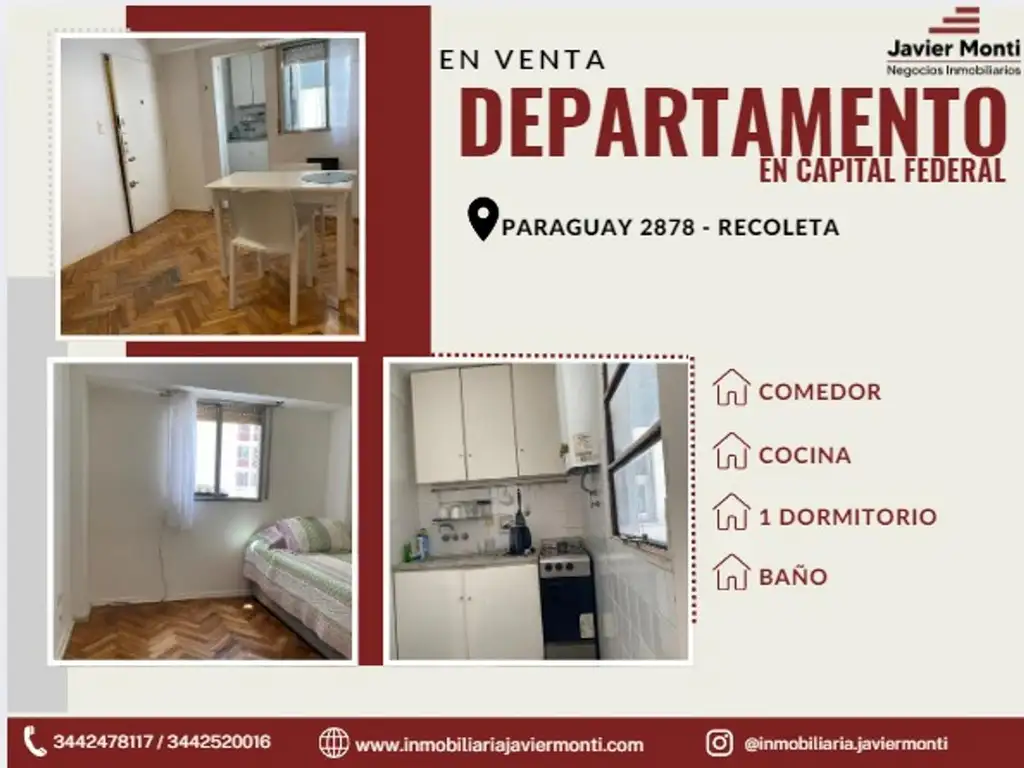 DEPARTAMENTO EN VENTA - Recoleta