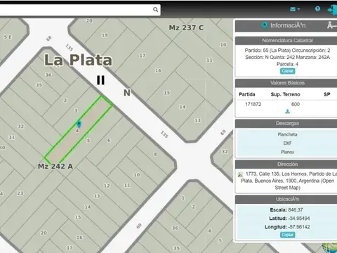 Terreno de 600m2 en venta en Los Hornos