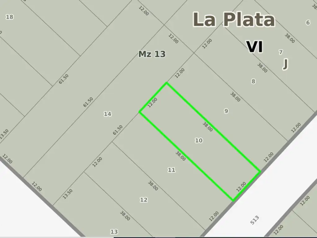 Terreno en venta La Plata