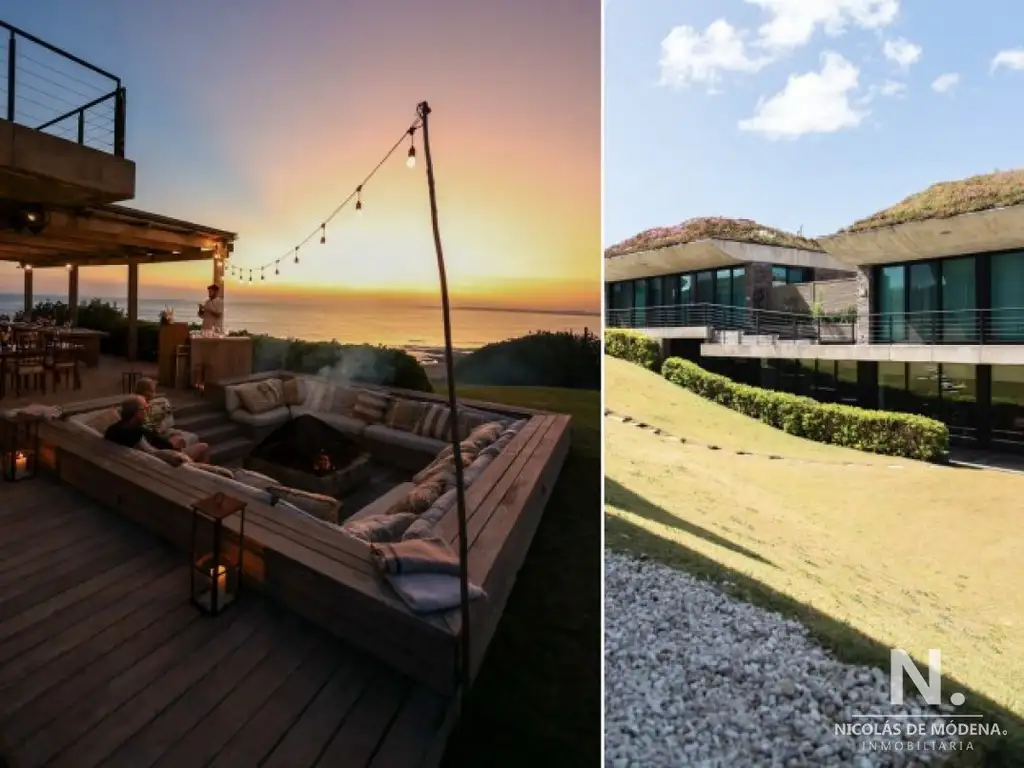 Casa de 3 suites en alquiler, complejo con servicios en Jose Ignacio. Vista al mar