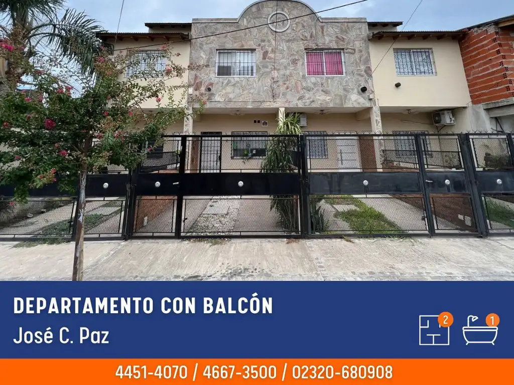 Departamento - Venta - Argentina, José C Paz - Marcelo T de Alvear 1217