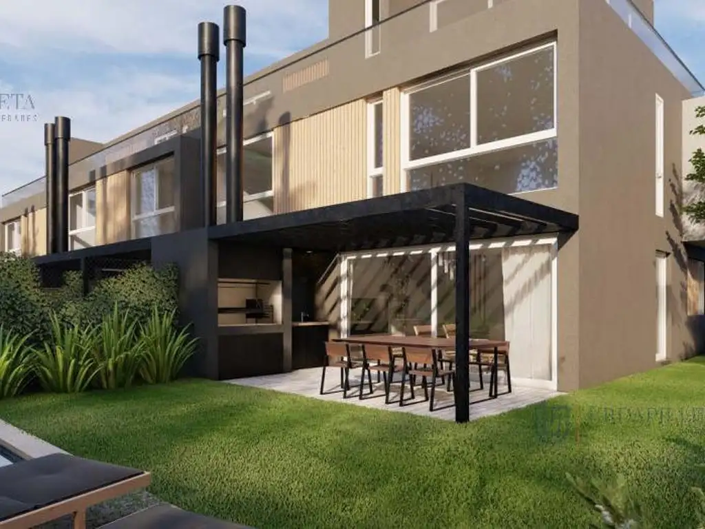 Townhouse en venta 4 ambientes con jardin privado - Aldeana Pilar