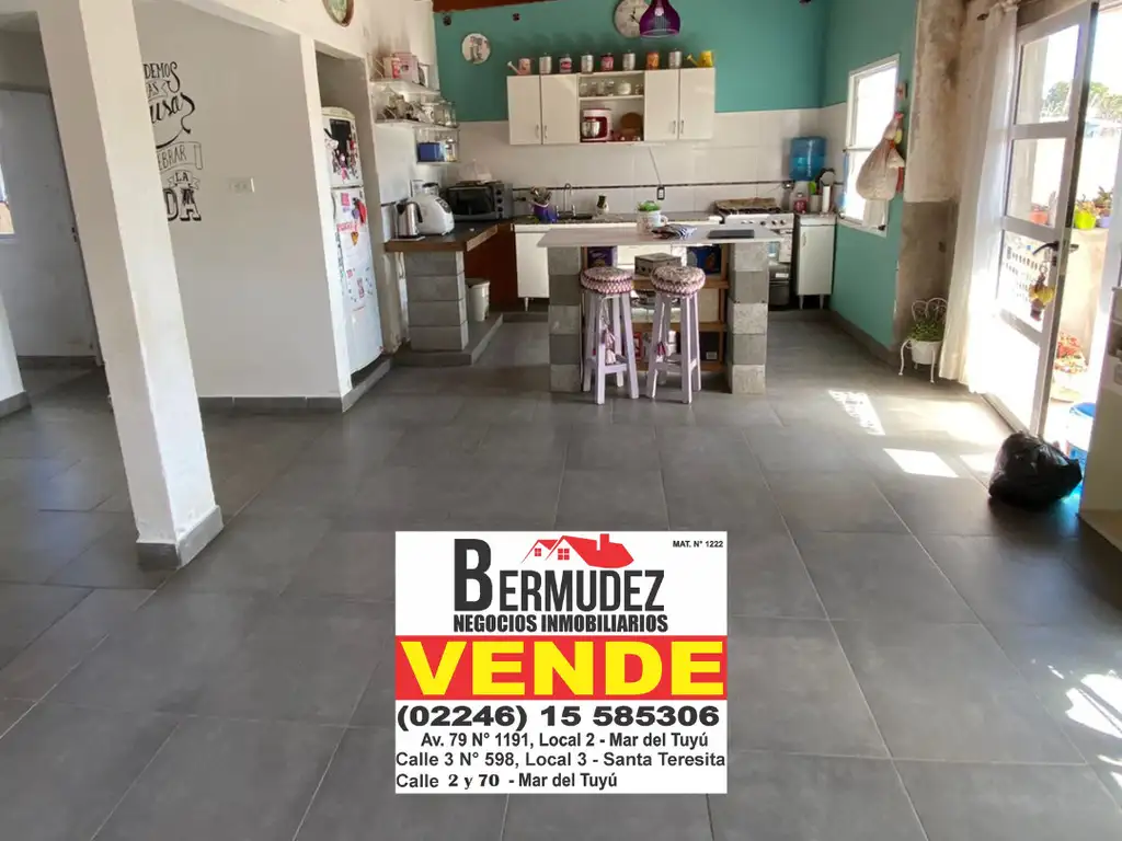 Casa en venta 4 ambientes Mar del tuyu calle 80 entre 11 y 12