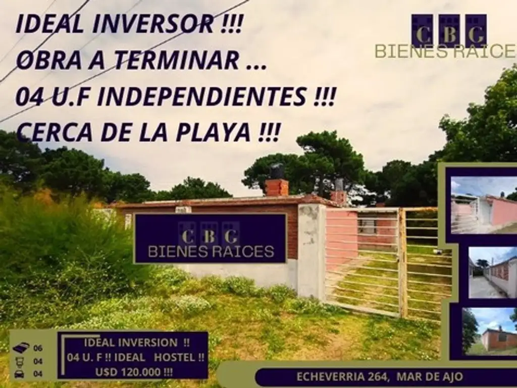 Chalet Venta Mar De Ajo En Block 3 Unidades Funcionales