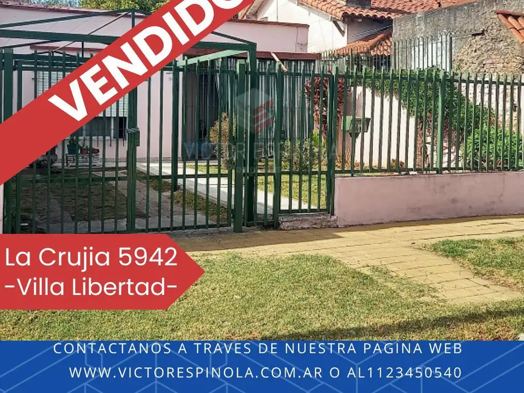 CASA LOTE PROPIO 4 AMB. ZONA S.MARTIN, VILLA LIBERTAD JARDIN