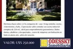 CHACRA EN VENTA O ALQUILER  ! Ombú 604 , Barrio Dr. Levene ( La Garita) Cañuelas