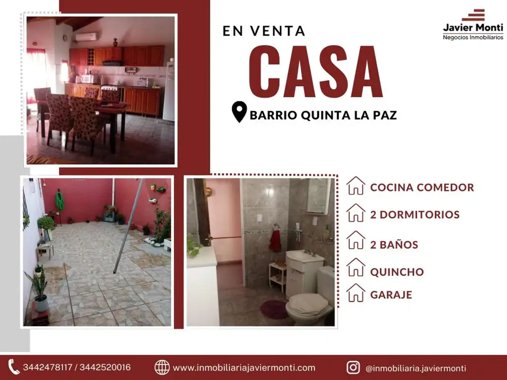 CASA EN BARRIO QUINTA LA PAZ