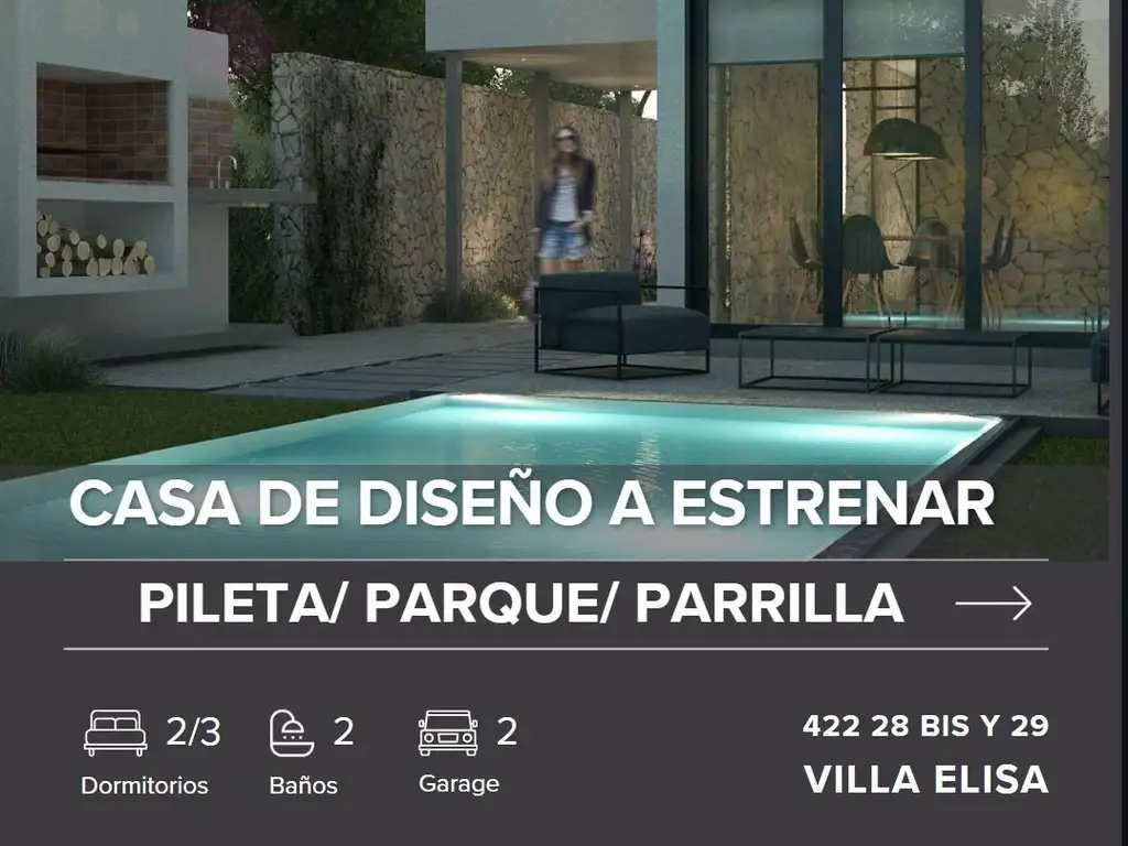 Casa a la venta en Villa Elisa. A estrenar