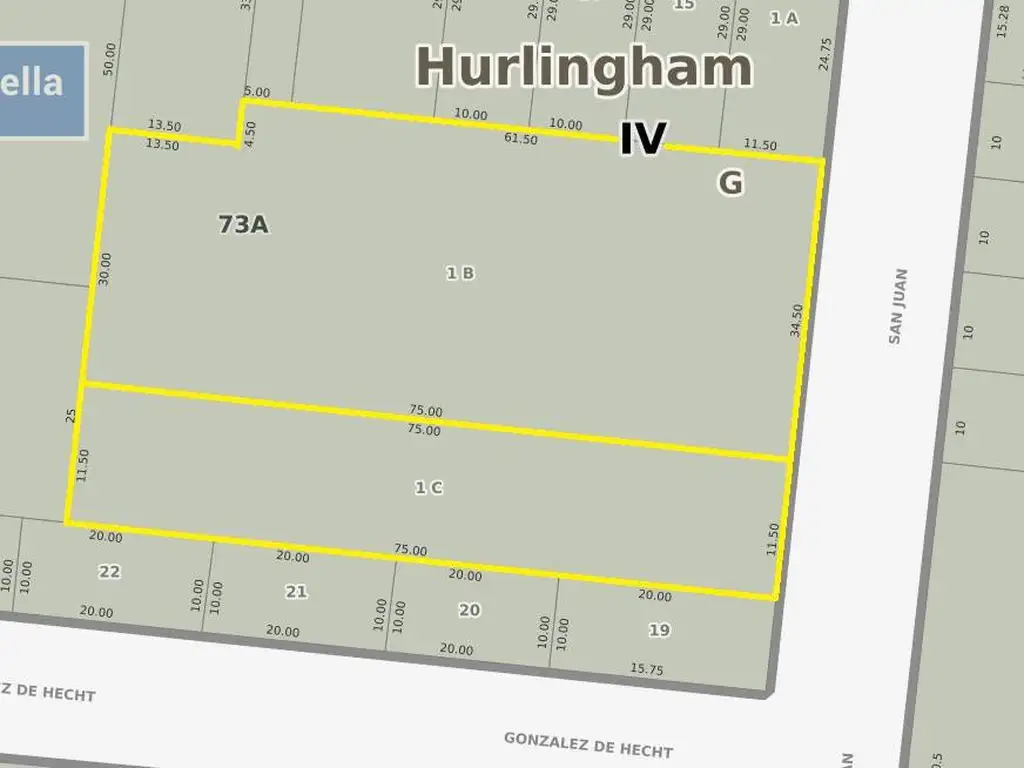 Excepcional fracción en venta de 3400 m2 en Villa Tesei.