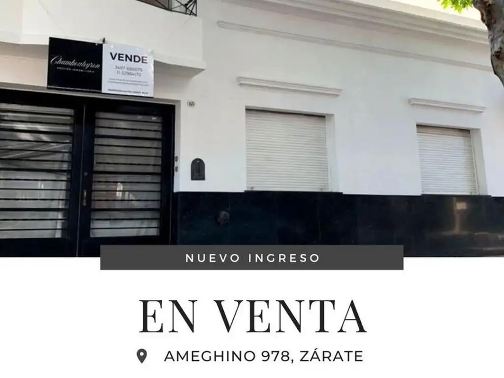 VENTA CASA EN AMEGUINO 978 ZÁRATE