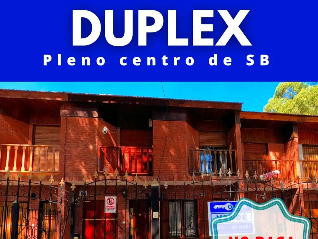 Duplex, en pleno centro, cochera, 80 mts.