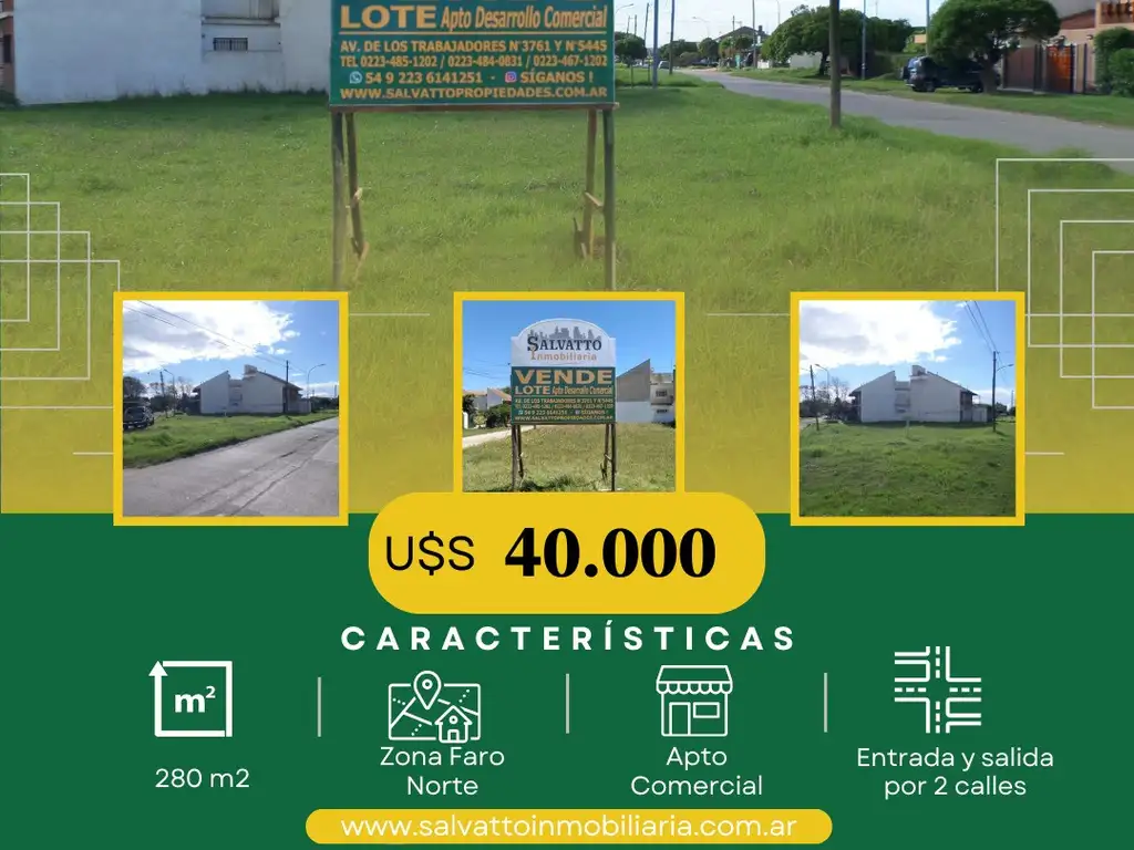 TERRENO EN VENTA SOBRE DIAGONAL VELEZ SARSFIELD APTO COMERCIAL