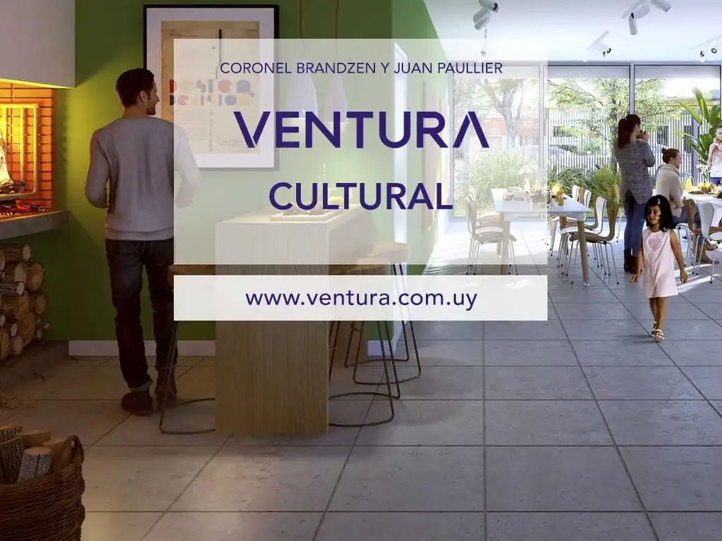 (VEN-VEN-484) Venta 1 dormitorios en Cordón Ventura Cultural