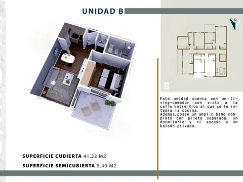 Departamento en Venta al NO