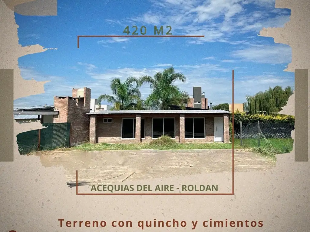 TERRENO CON MEJORAS ACEQUIAS DEL AIRE