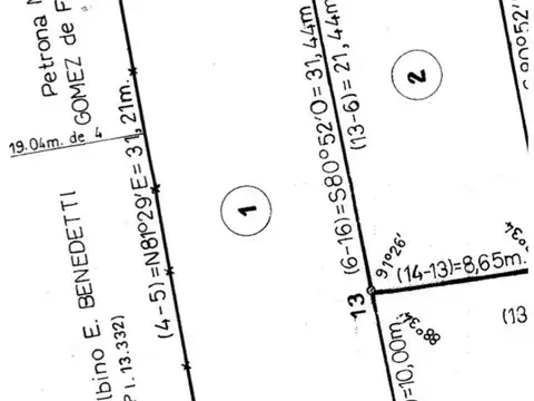 Terreno 287m2 - Urbano en zona Norte