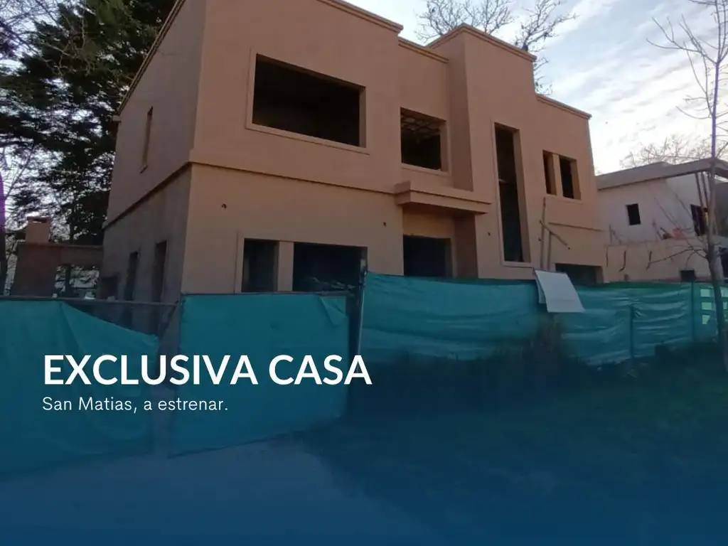 CASA 6 AMBIENTES SAN MATIAS ECOBAR A ESTRENAR