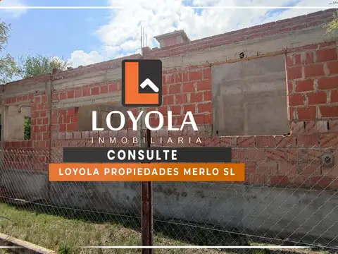 Lote con construcción en venta Villa de Merlo, San Luis