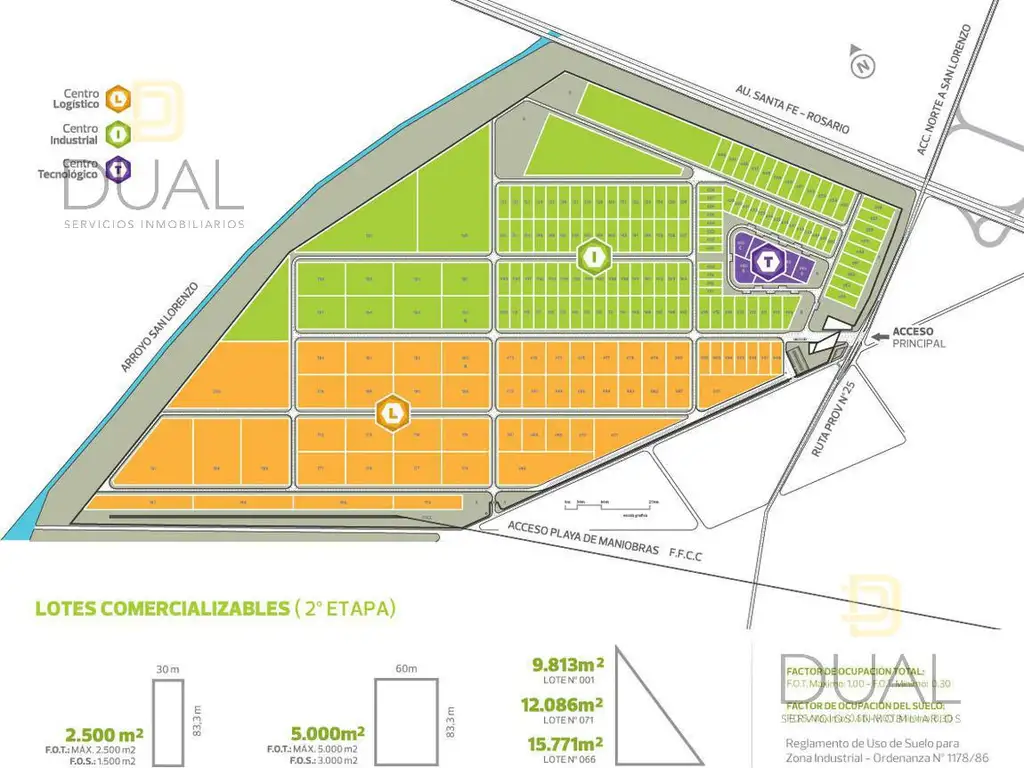 Venta Lotes / Terrenos Parque Industrial San Lorenzo - Lote 26