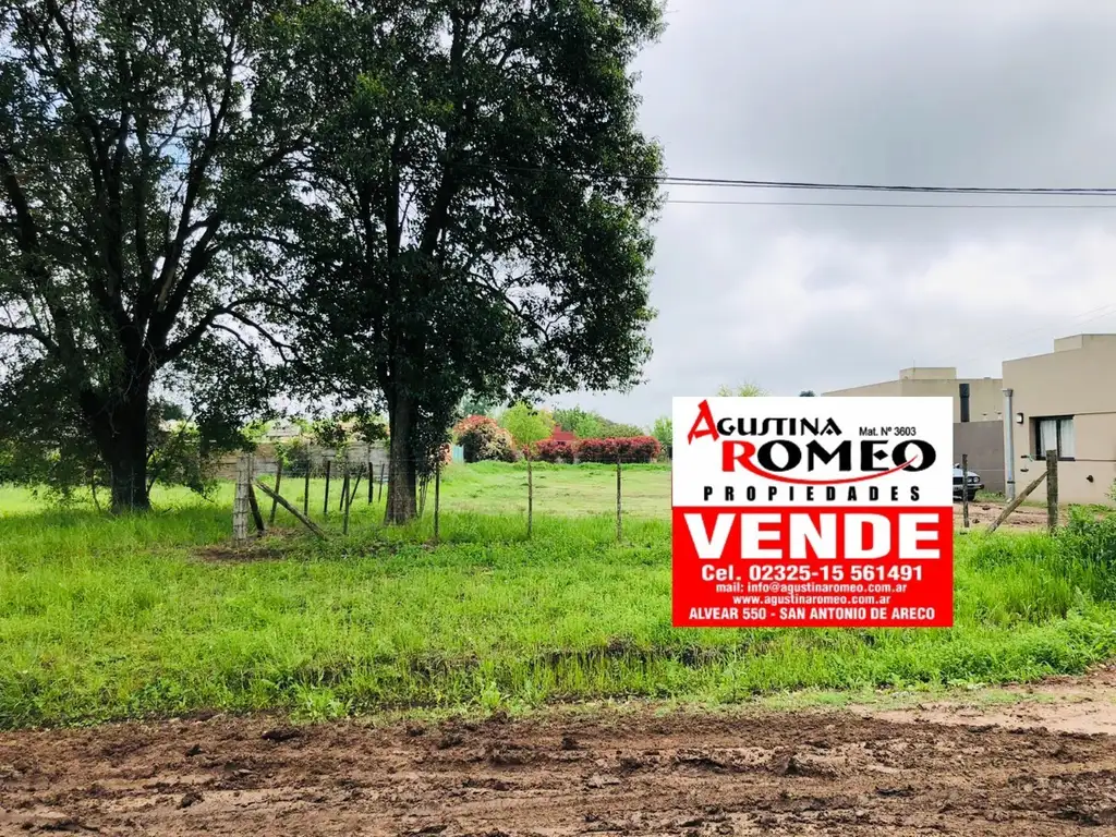 Venta terreno en San Antonio de Areco