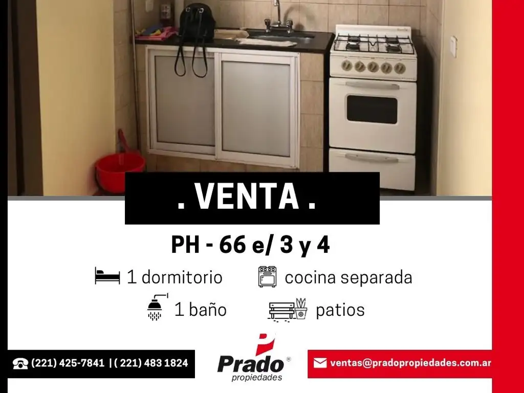 EXCELENTE PH DE 1 DORMITORIO - ZONA PLAZA MATHEU - GRAN OPORTUNIDAD