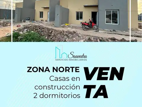 Casas de 2 Dormitorios a estrenar! Zona Norte!