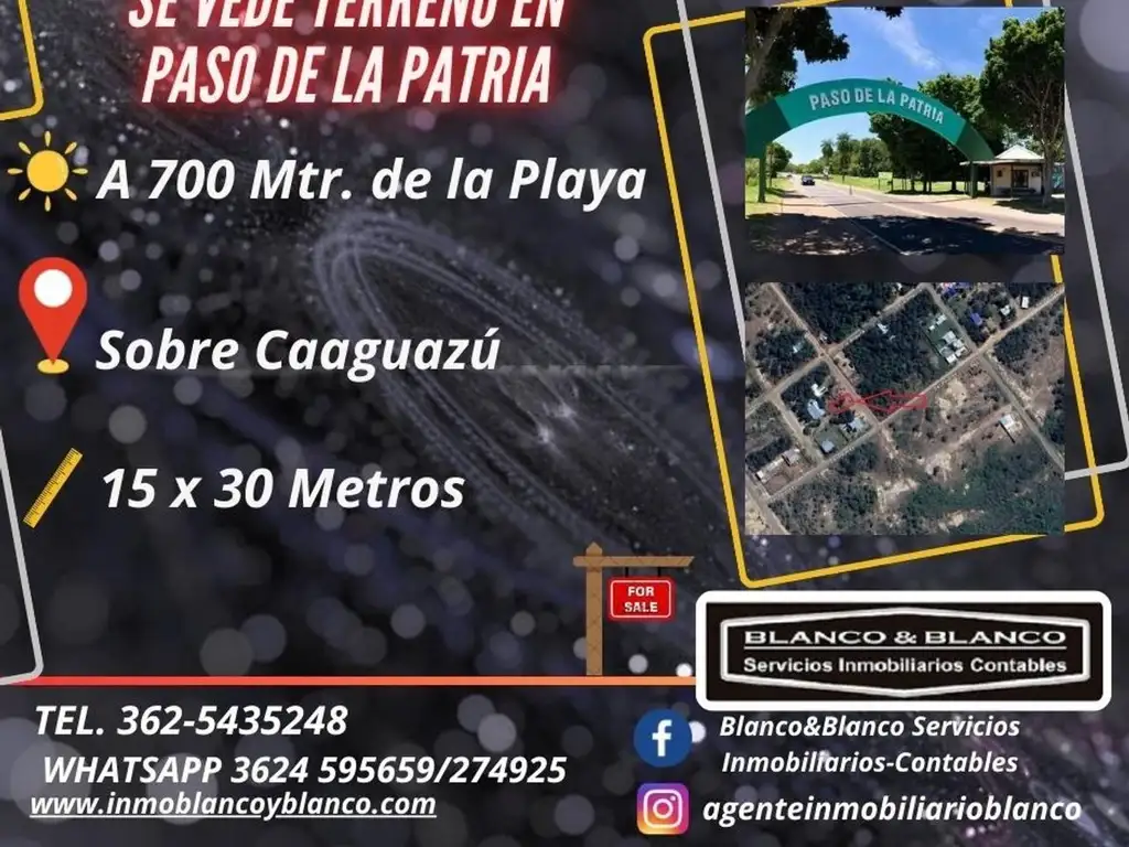 Se Vende Terreno en Paso de La Patria