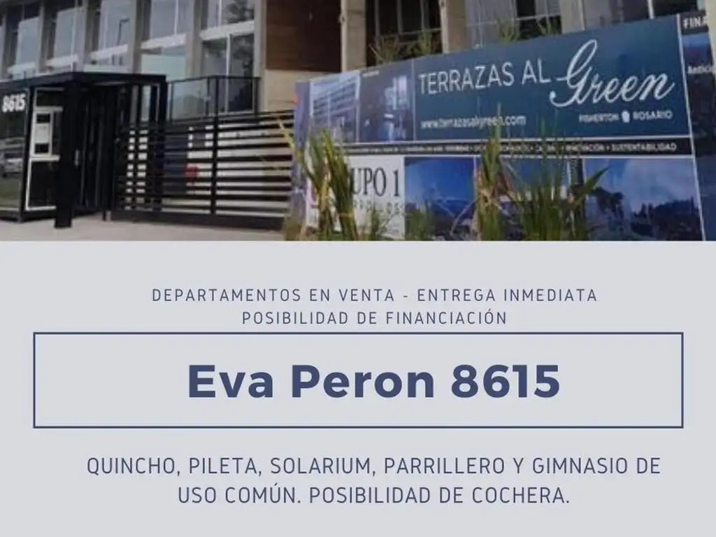 Eva Perón 8615. Depto. 1 dormitorio. ULTIMA UNIDAD