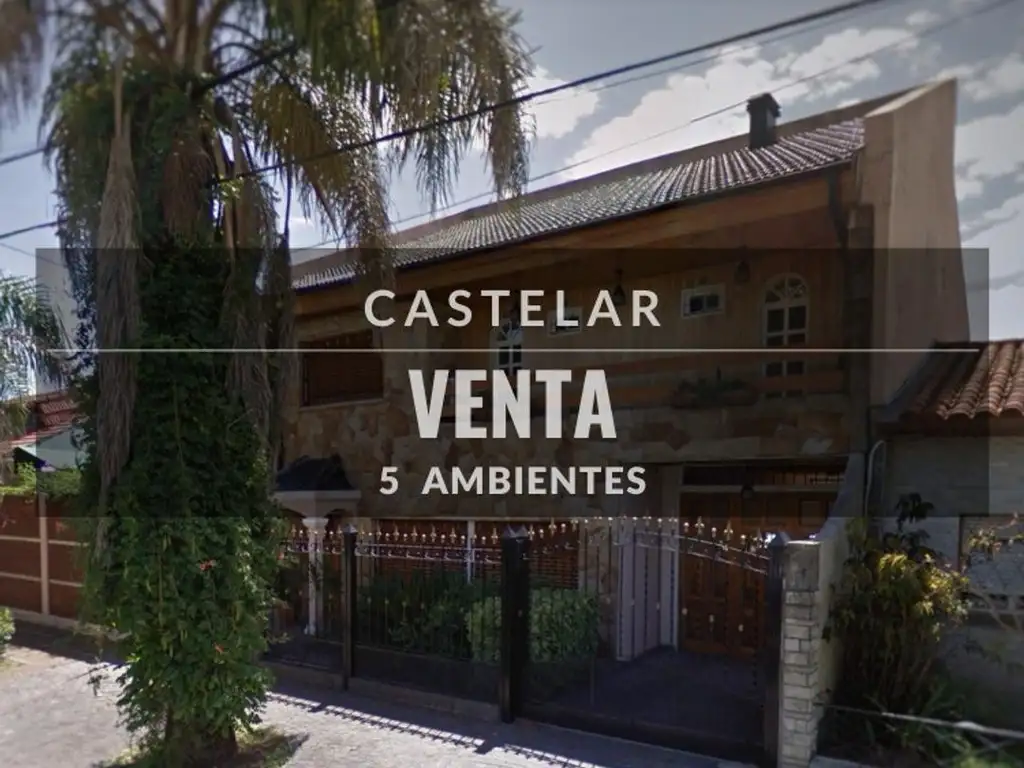 Excelente propiedad de 5 ambientes en Castelar Norte