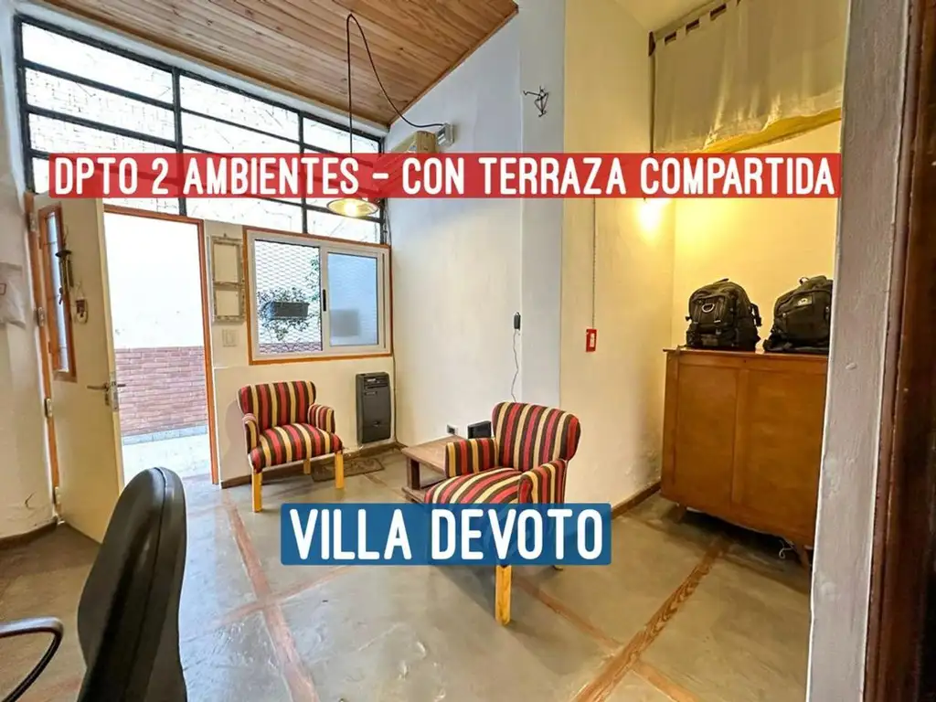 PH EN VENTA EN VILLA DEVOTO 2 AMBIENTES