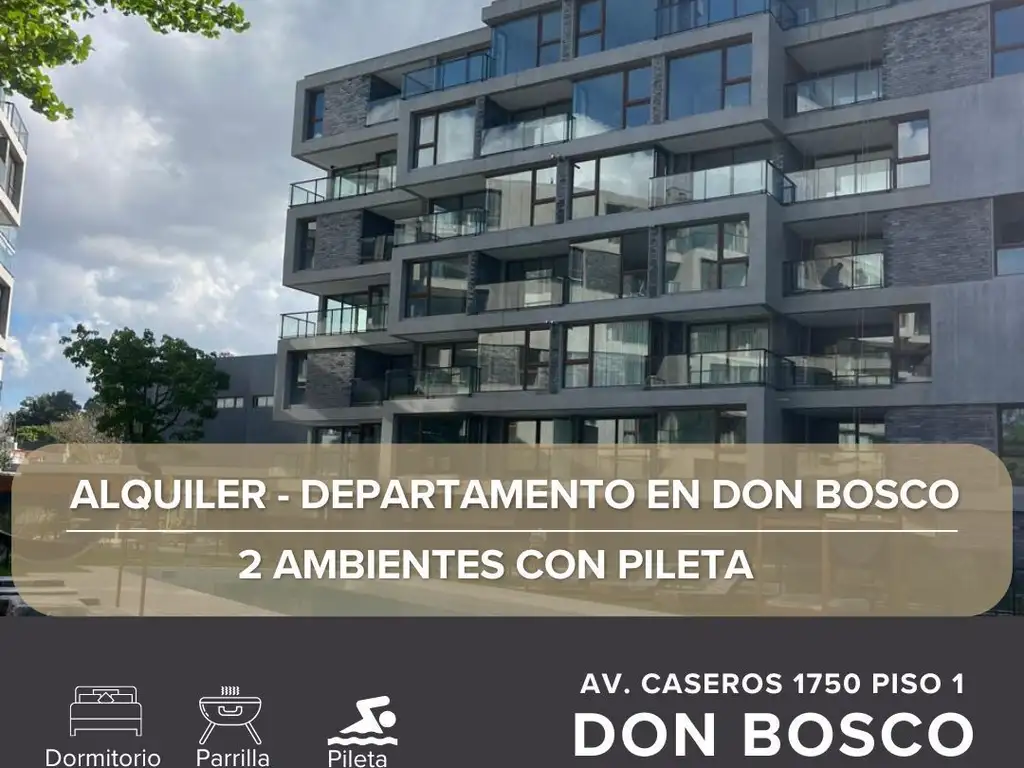 Alquiler de Departamento 2 AMBIENTES en Don Bosco, Quilmes