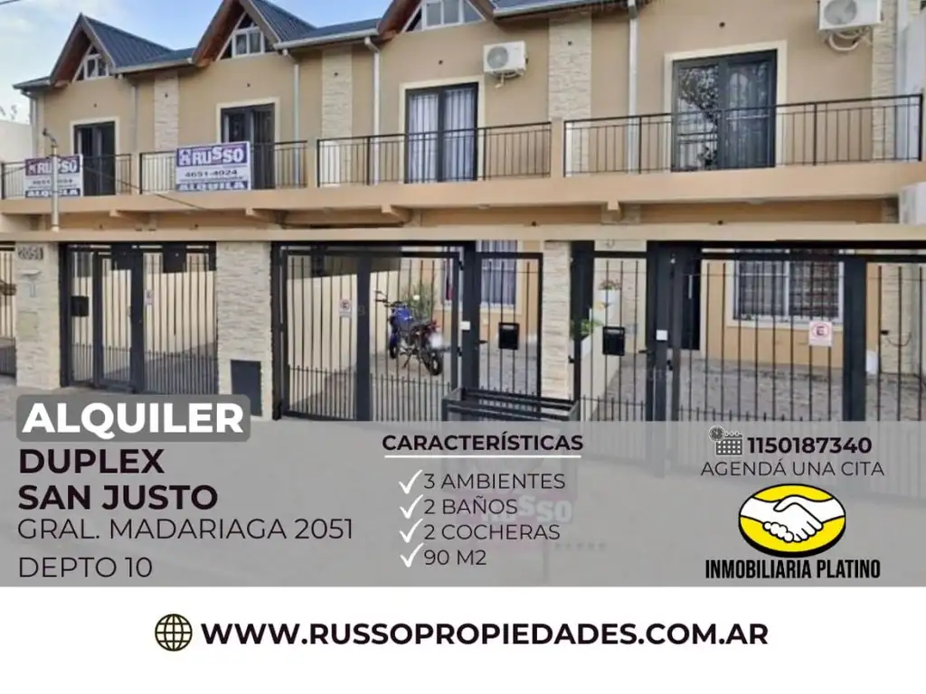 Departamento - Alquiler - Argentina, La Matanza - MADARIAGA, GENERAL 2051