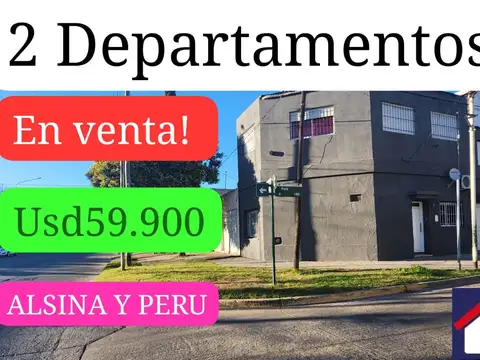 Imperdible Inversión: Dos Departamentos en Alsina y Peru