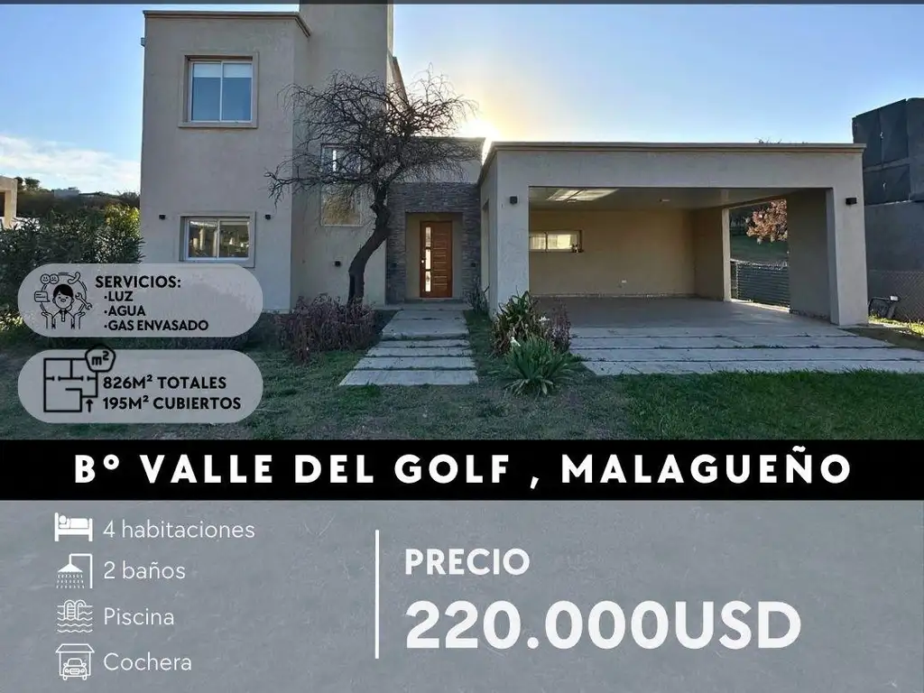 VENTA CASA DE CATEGORÍA DE 3/4 DOR A ESTRENAR EN VALLE DEL GOLF- MALAGUEÑO