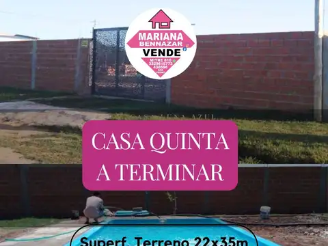 Casa Quinta a Terminar - San Pedro