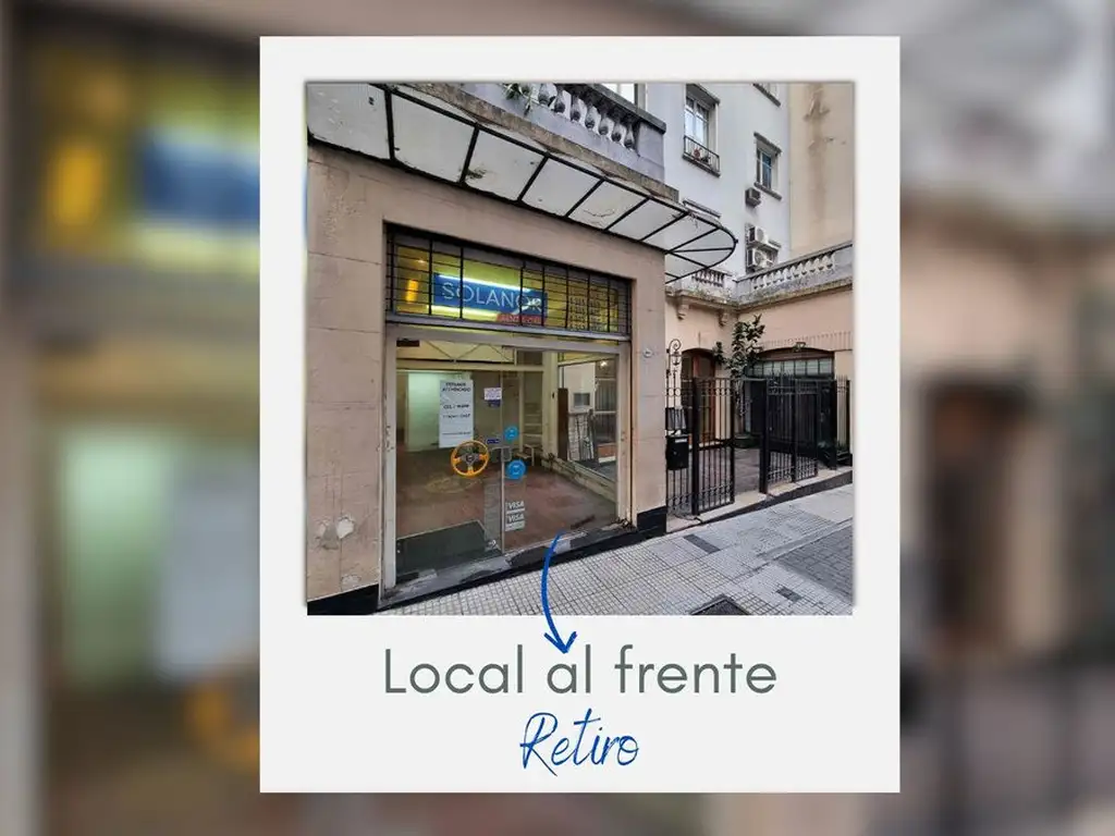 Local en Venta Retiro sobre Marcelo T. al frente