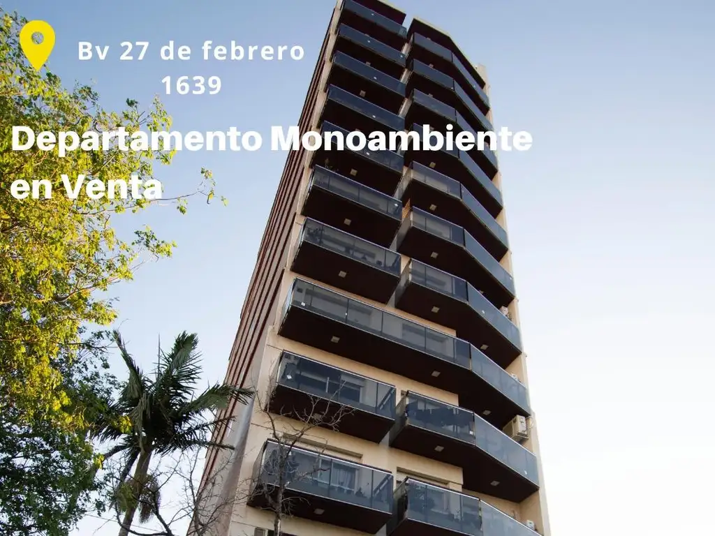 Oportunidad Monoambiente sobre Boulevard 27 de Febrero