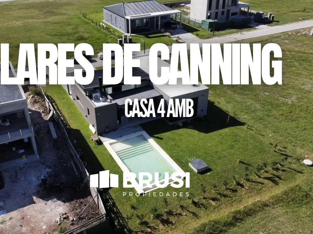 Casa a la venta en una planta de 4 ambientes, en Lares de Canning