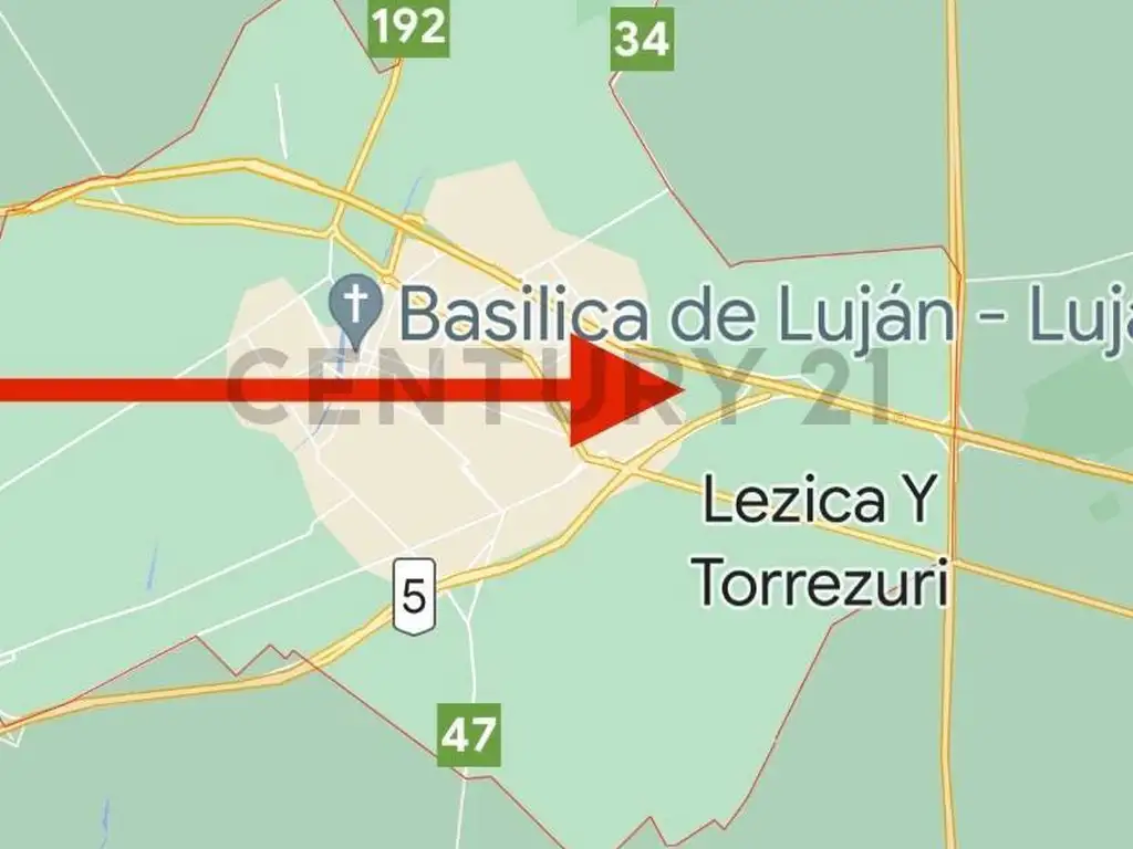 VENTA DE 23 HAS EN LUJAN SOBRE ACCESO OESTE Y RUTA 5