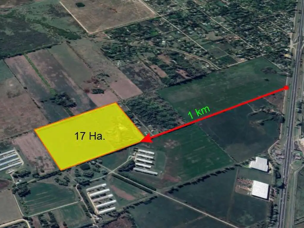 Fracción de Campo 17 ha. - Casa Ppcial y de Caseros - Gral Rodriguez