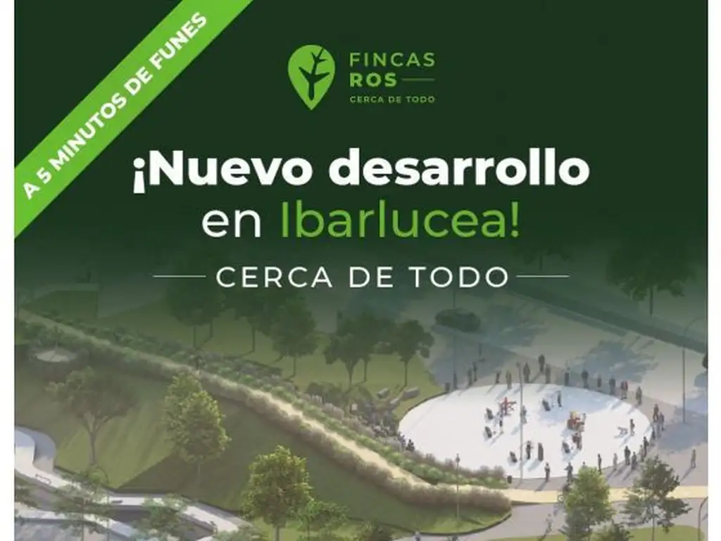 Nuevo barrio,  Fincas Ros, Ibarlucea