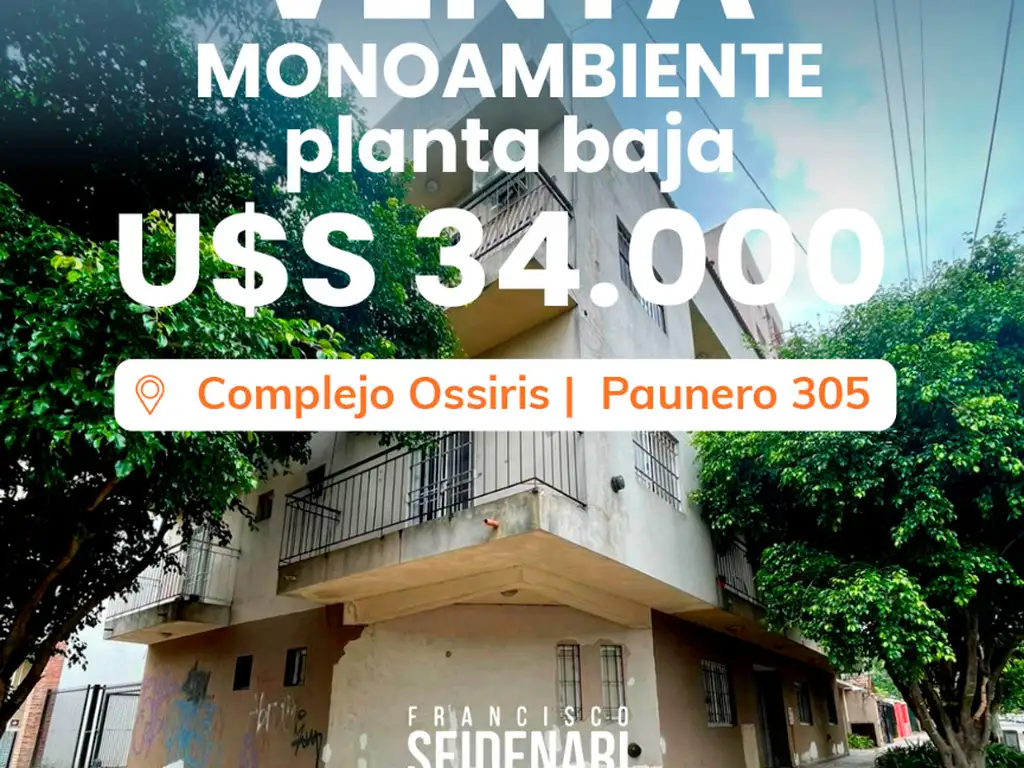 VENTA MONOAMBIENTE - MUÑIZ