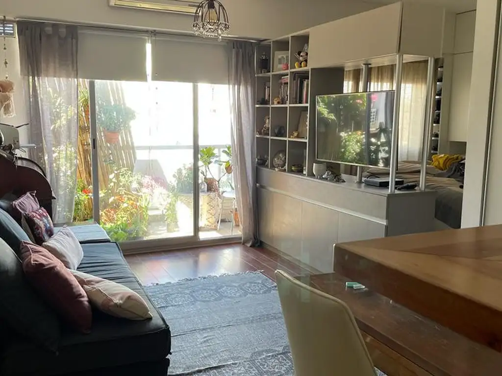 VENTA DEPARTAMENTO MONOAMBIENTE CON BALCON AL CONTRAFRENTE CON COCHERA EN VILLA DEL PARQUE