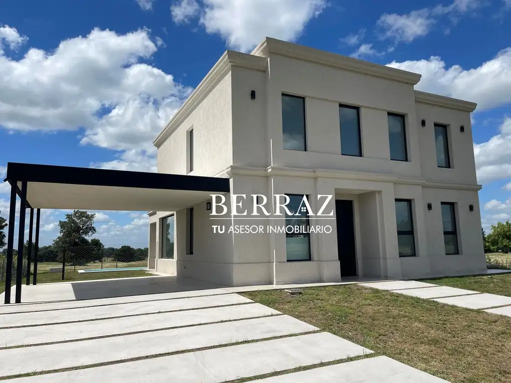 Casa venta 5 ambientes SB en Pilar Golf barrio Pebble Beach lote de 997 m2